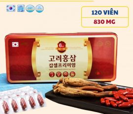 VIÊN SÂM NHUNG LINH CHI - ĐÔNG TRÙNG HẠ THẢO HÀN QUỐC
