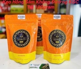 KẸO HỒNG SÂM KHÔNG ĐƯỜNG KGC 120GRAM