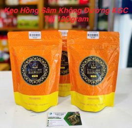 KẸO HỒNG SÂM KHÔNG ĐƯỜNG KGC 120GRAM