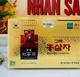 Trà Hồng sâm Buleebang - Hộp 100 gói Hàn Quốc
