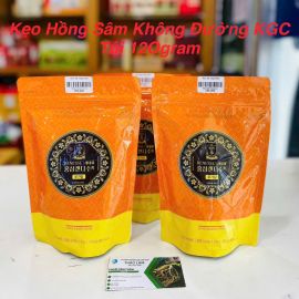 KẸO HỒNG SÂM KHÔNG ĐƯỜNG KGC 120GRAM