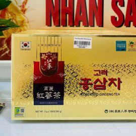 Trà Hồng sâm Buleebang - Hộp 100 gói Hàn Quốc