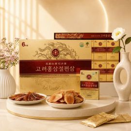 HỒNG SÂM LÁT TẨM MẬT ONG HÀN QUỐC - HỘP 200GR BIO
